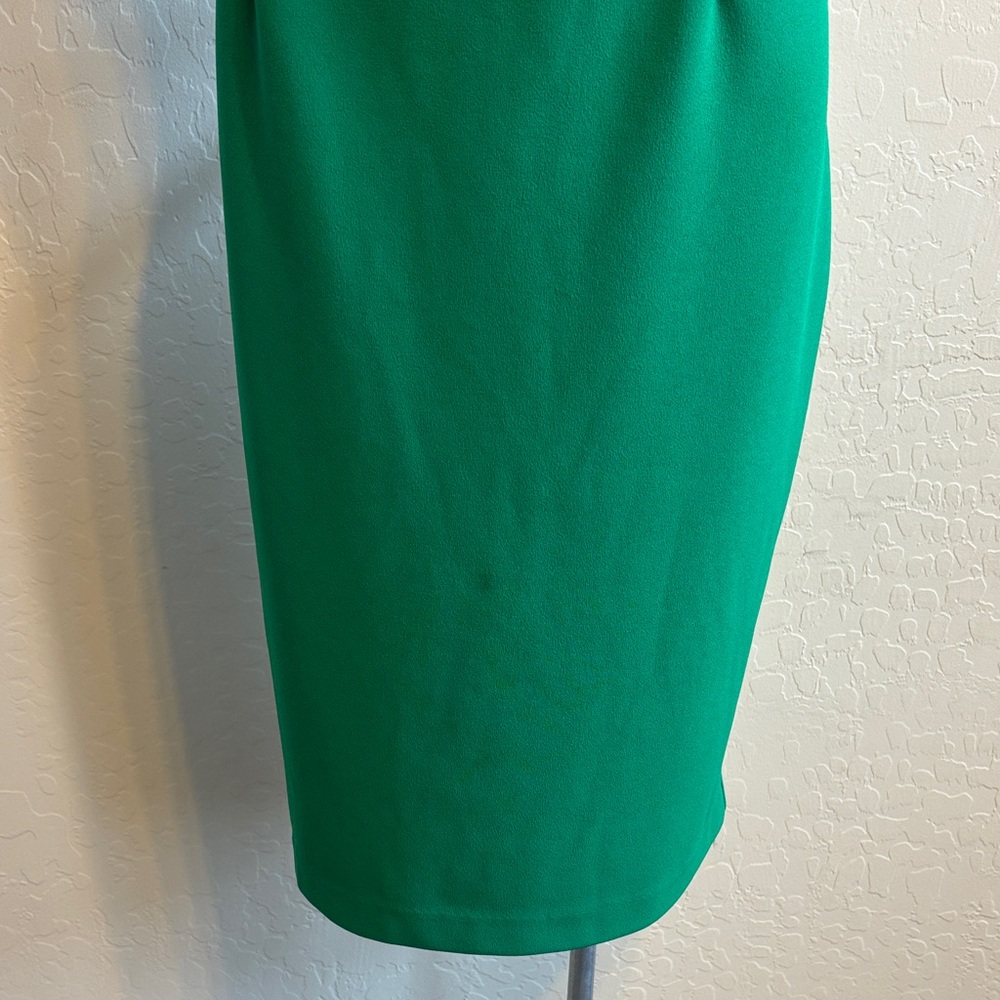 FINAL! Vince Camuto Emerald Green Sleeveless Midi Dress - Picture 3 of 8
